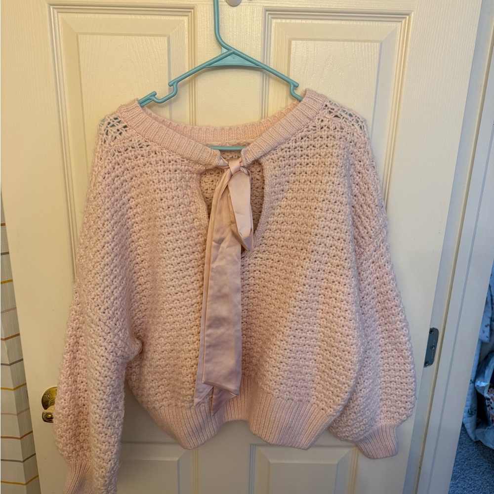 Altar'd State Blush Knit Sweater - Picture 2 of 3